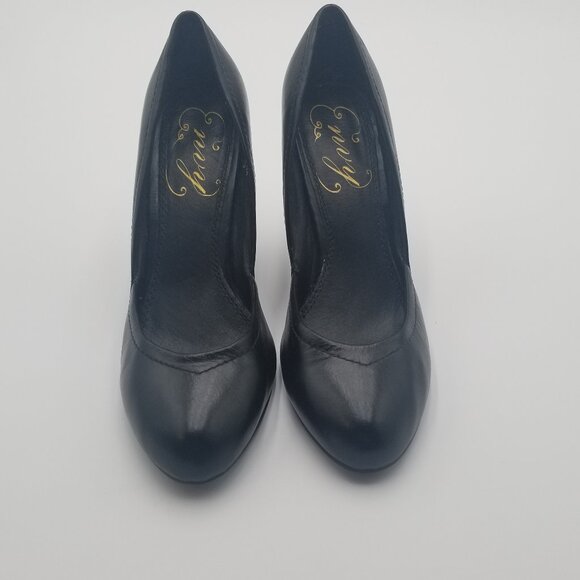Envy black leather Clara shoes size 7 1/2 - Picture 1 of 7